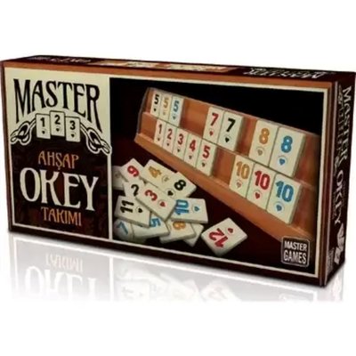 Master Ahşap Okey Takımı Wooden Tile Game