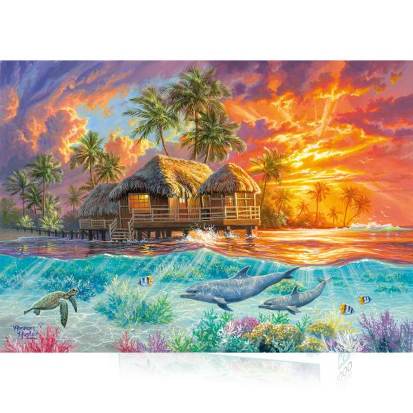 Seaside “Weekend in Paradise” 1000-Piece Puzzle (68 × 48 cm) - KS Games