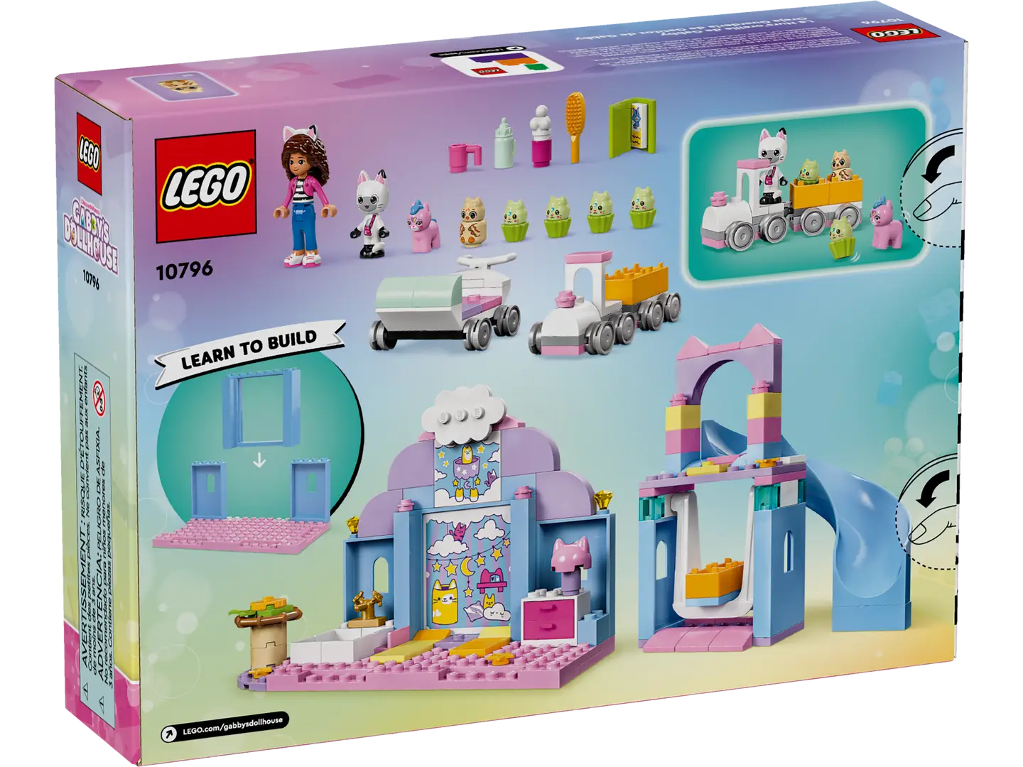 LEGO® Gabby’s Dollhouse Gabby’s Kitty Care Ear
