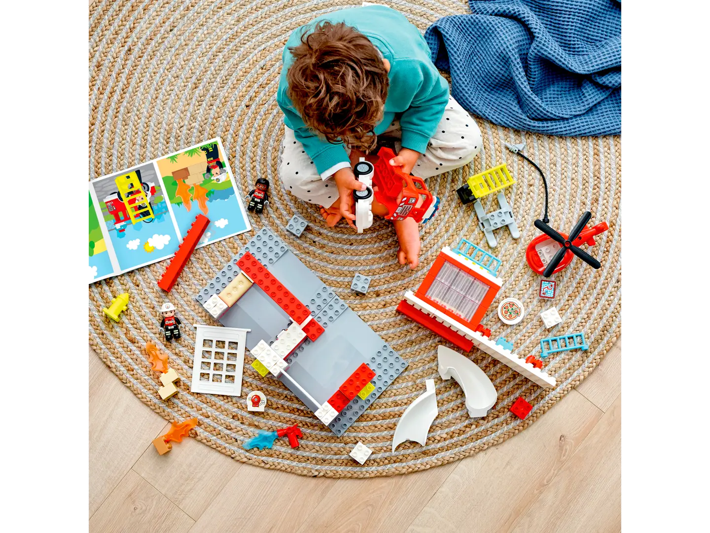 LEGO® DUPLO® Rescue Fire Station & Helicopter