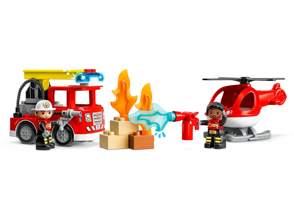 LEGO® DUPLO® Rescue Fire Station & Helicopter