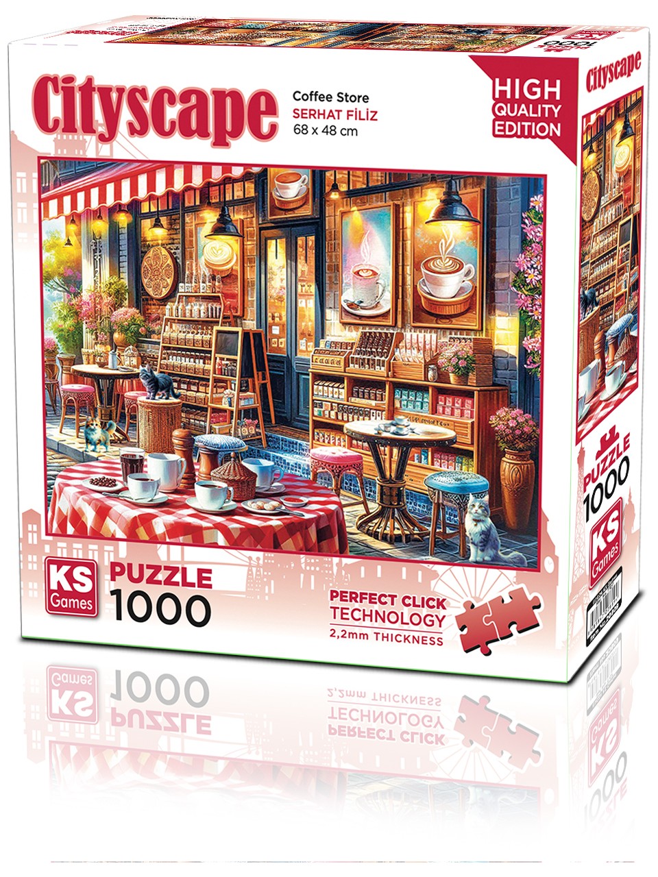 “Coffee Store” – 1000-Piece KS Games Puzzle by Serhat Filiz