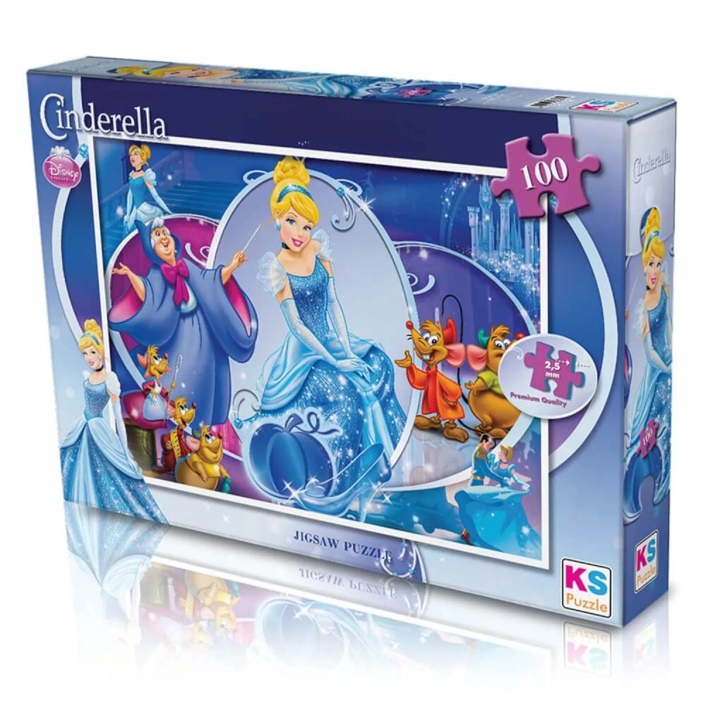 Disney Cinderella 100-Piece Jigsaw Puzzle - KS Games