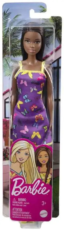 Barbie® Doll in a purple dress with butterflies