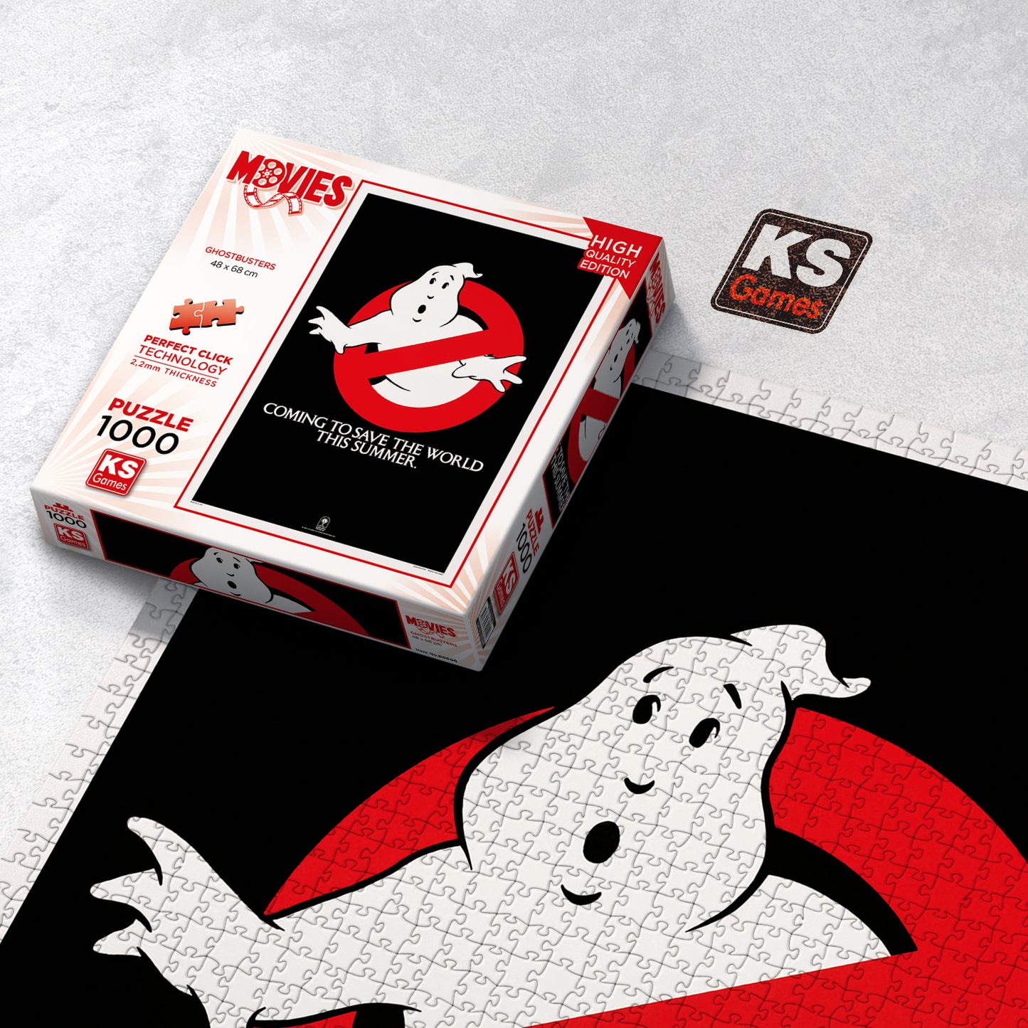 “Ghostbusters” 1000-Piece Movie Logo Puzzle – KS Games