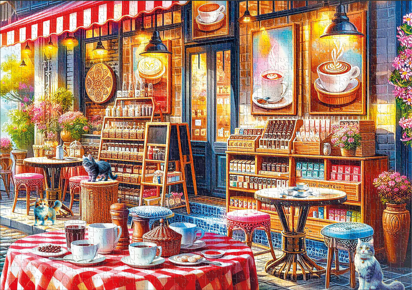 “Coffee Store” – 1000-Piece KS Games Puzzle by Serhat Filiz