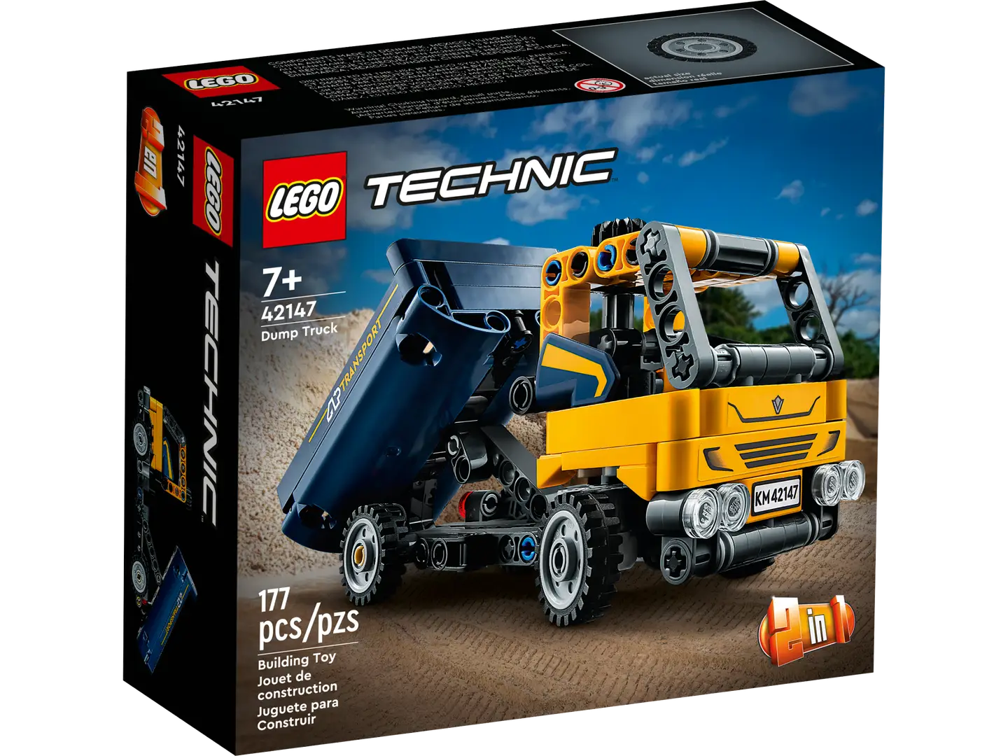 LEGO® Technic™ Dump Truck 42147 – 2-in-1 Construction Vehicle