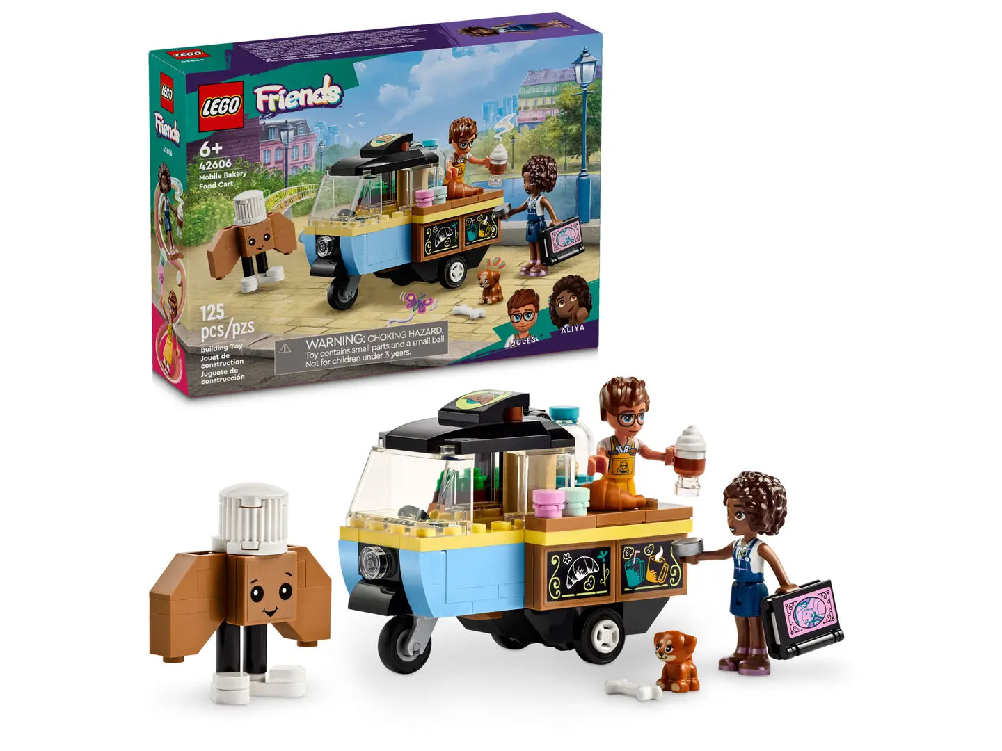 LEGO Friends Mobile Bakery Food Cart (42606) – 125 Pieces