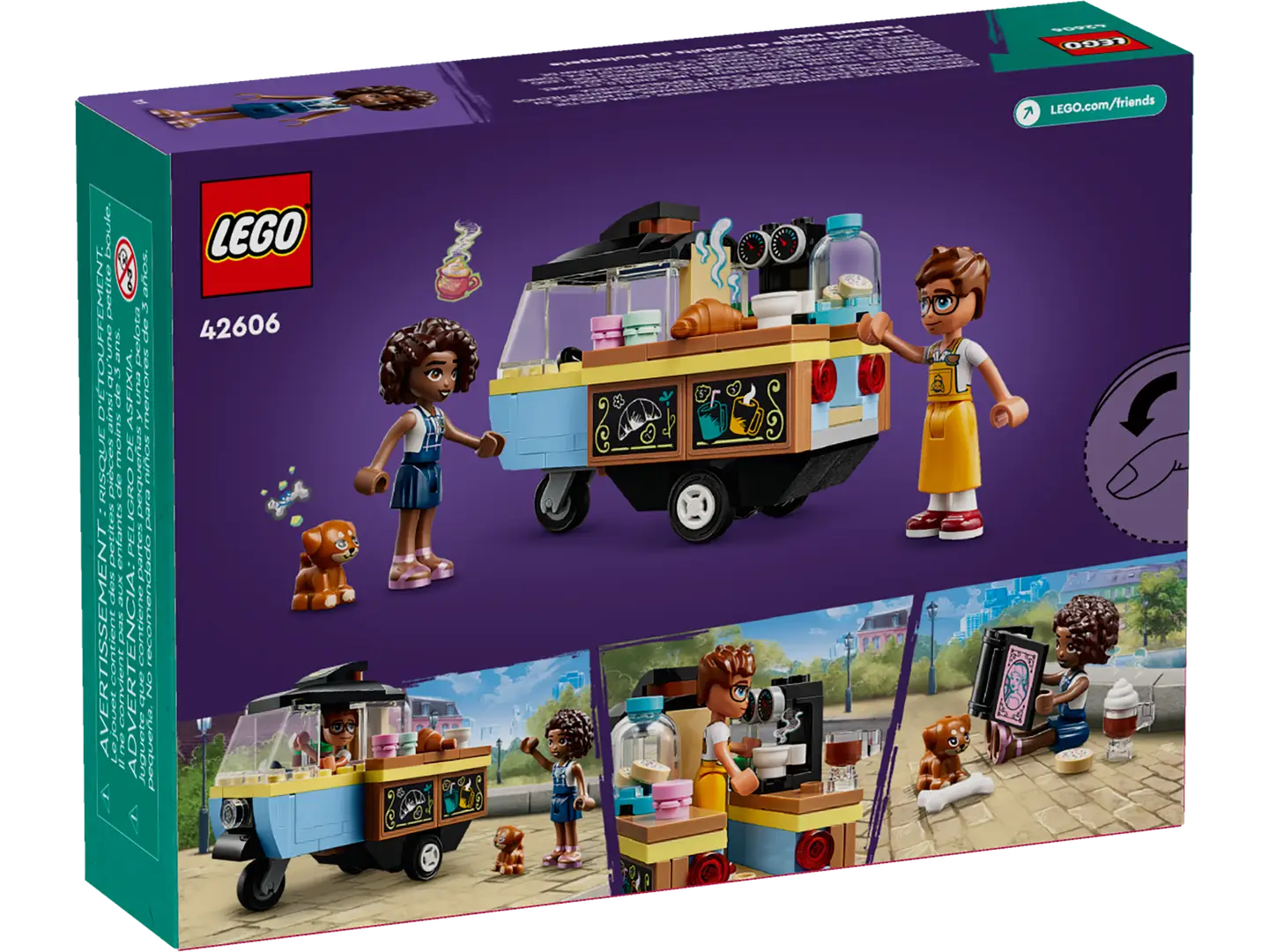 LEGO Friends Mobile Bakery Food Cart (42606) – 125 Pieces