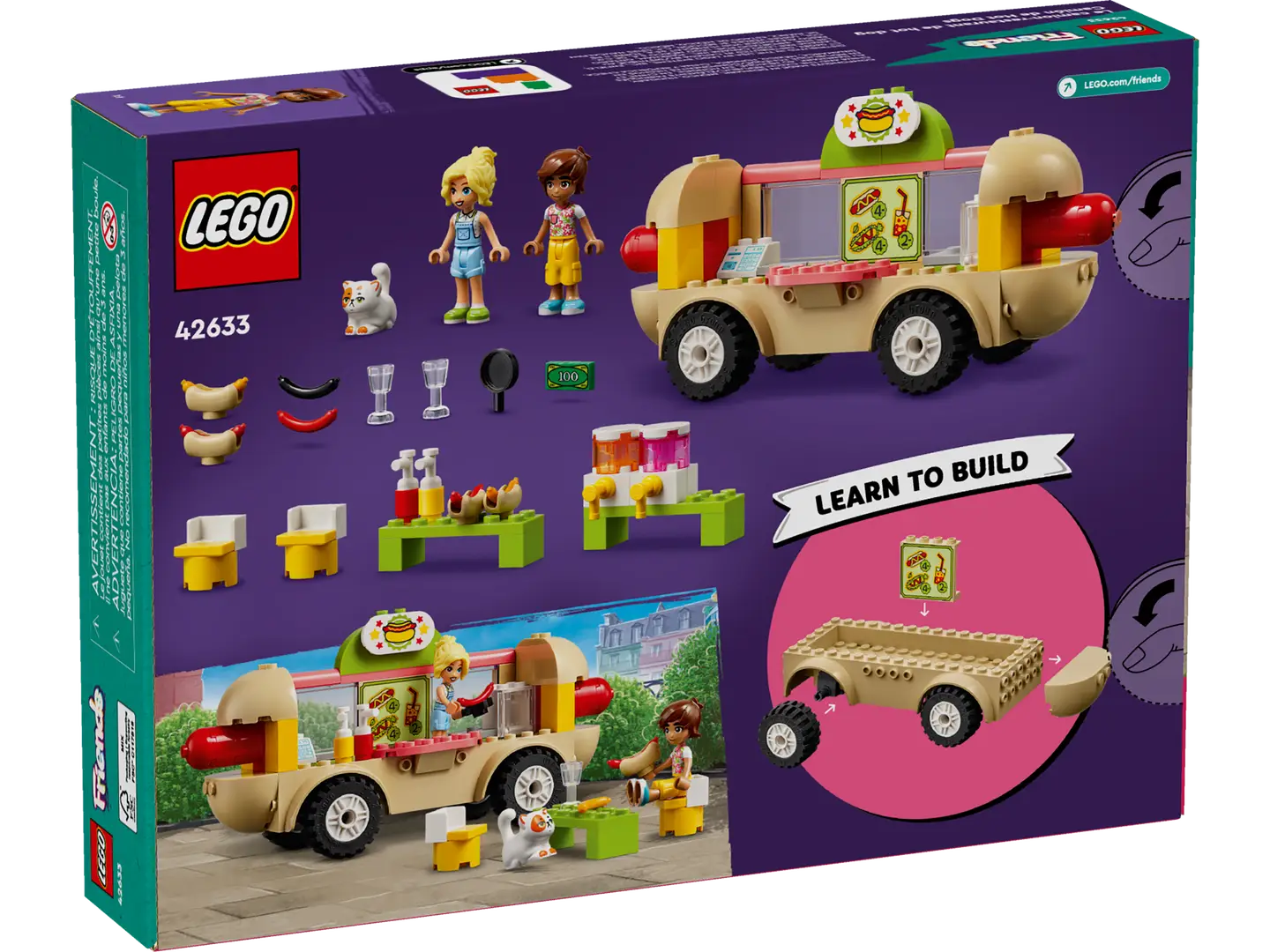 LEGO® Friends Hot Dog Food Truck Playset