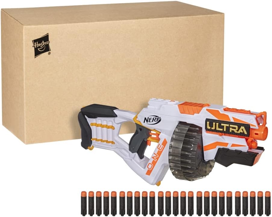 Nerf Ultra One Motorized Blaster with 25-Dart Drum and 25 Ultra Darts