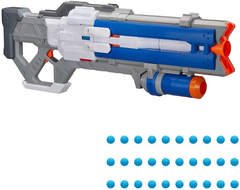 NERF Rival Overwatch Soldier: 76 Fully Motorized Blaster with 30 Rounds