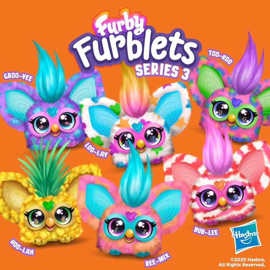Furby Furblets Groo-Vee Mini Electronic Plush Toy