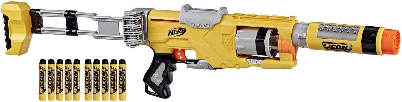 Nerf N-Strike Icon Series Spectre Rev-5 Blaster – 10 Darts