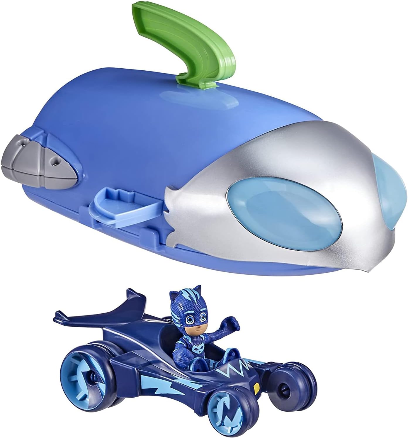 PJ Masks 2-in-1 HQ Rocket & Catboy Playset