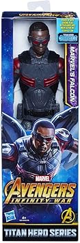 Marvel’s Falcon Titan Hero Series Action Figure – Avengers Infinity War – 12-Inch