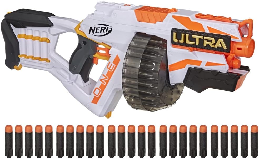 Nerf Ultra One Motorized Blaster with 25-Dart Drum and 25 Ultra Darts