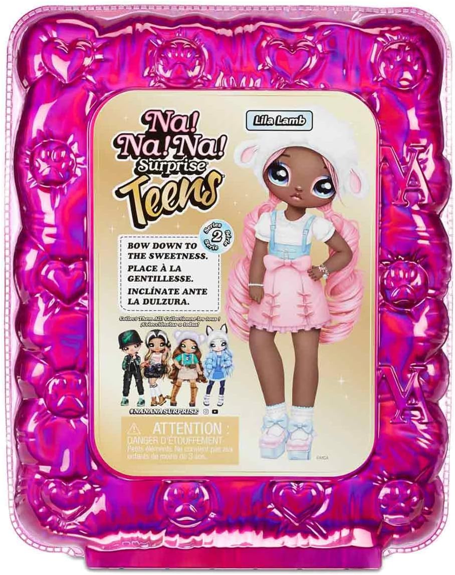 Lila Lamb Na Na Na Surprise Teens 11″ Soft Posable Fashion Doll