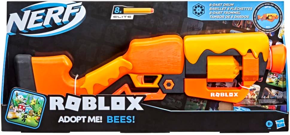 NERF Roblox Adopt Me!: Bees! Lever Action Dart Blaster