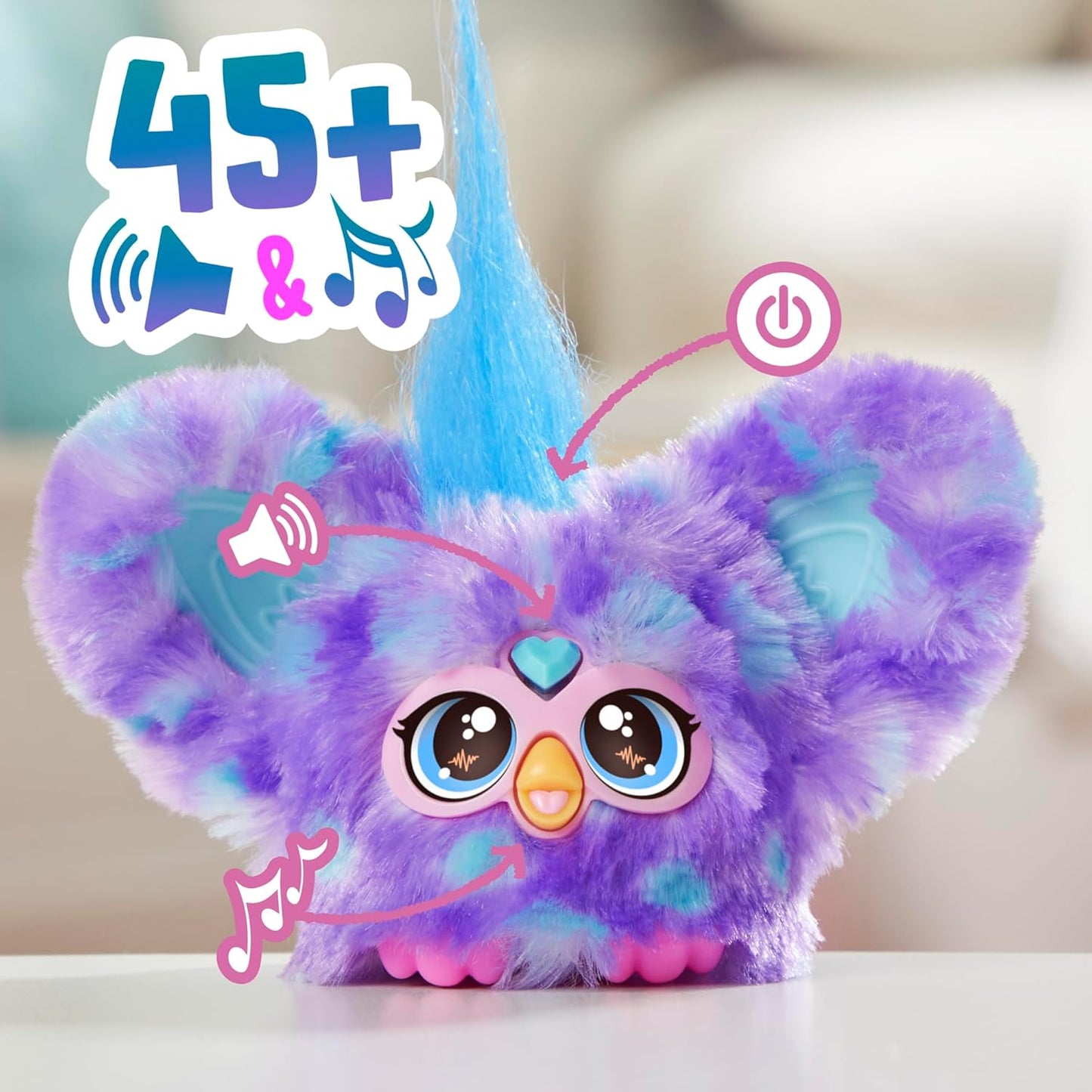 Furby Furblets Groo-Vee Mini Electronic Plush Toy