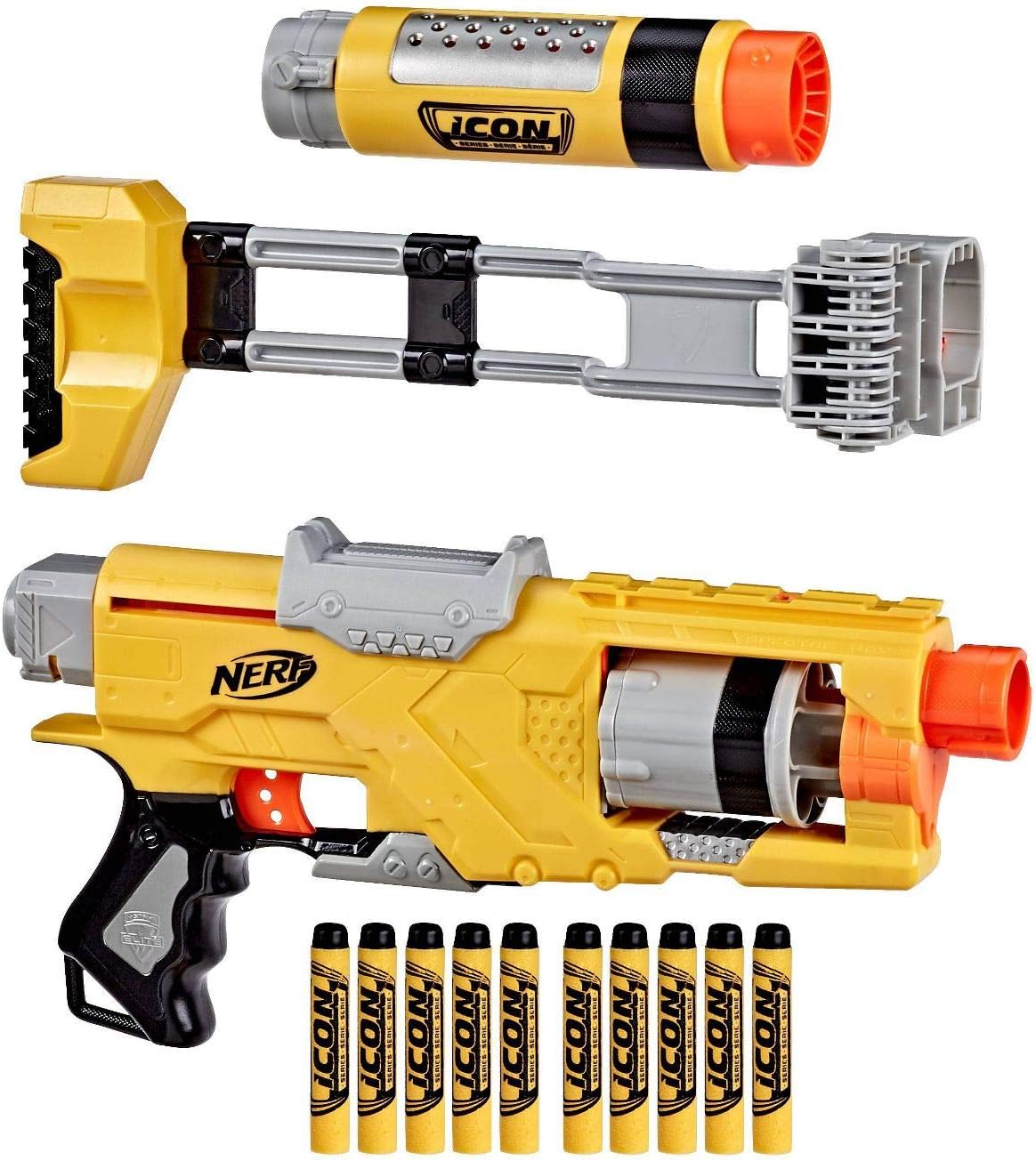 Nerf N-Strike Icon Series Spectre Rev-5 Blaster – 10 Darts