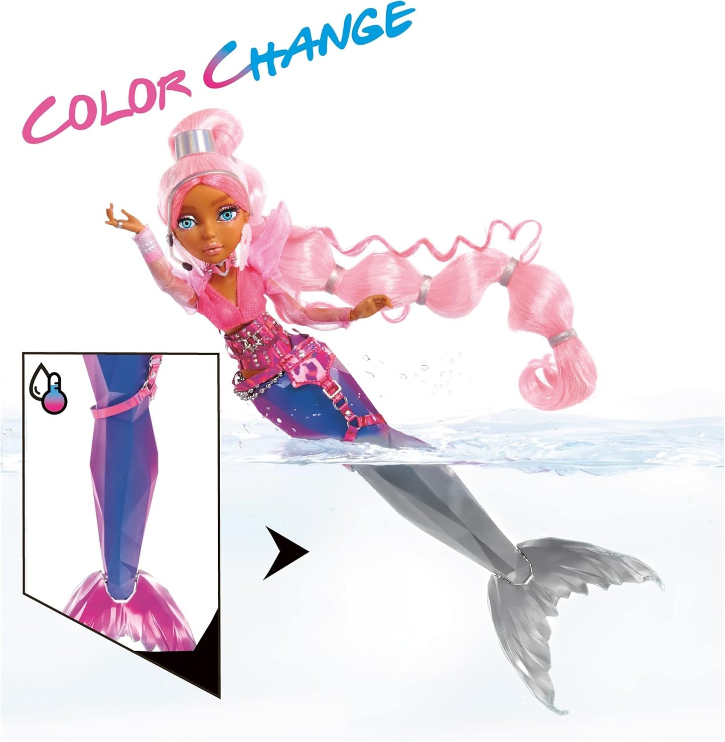 Mermaze Mermaidz “Harmonique” Color‑Change Doll