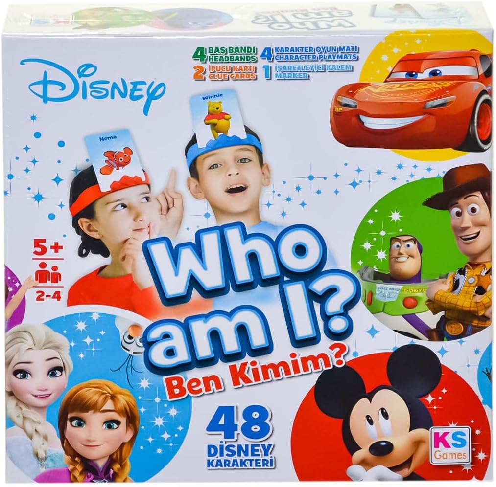 Disney Who Am I? Guessing Game for Kids