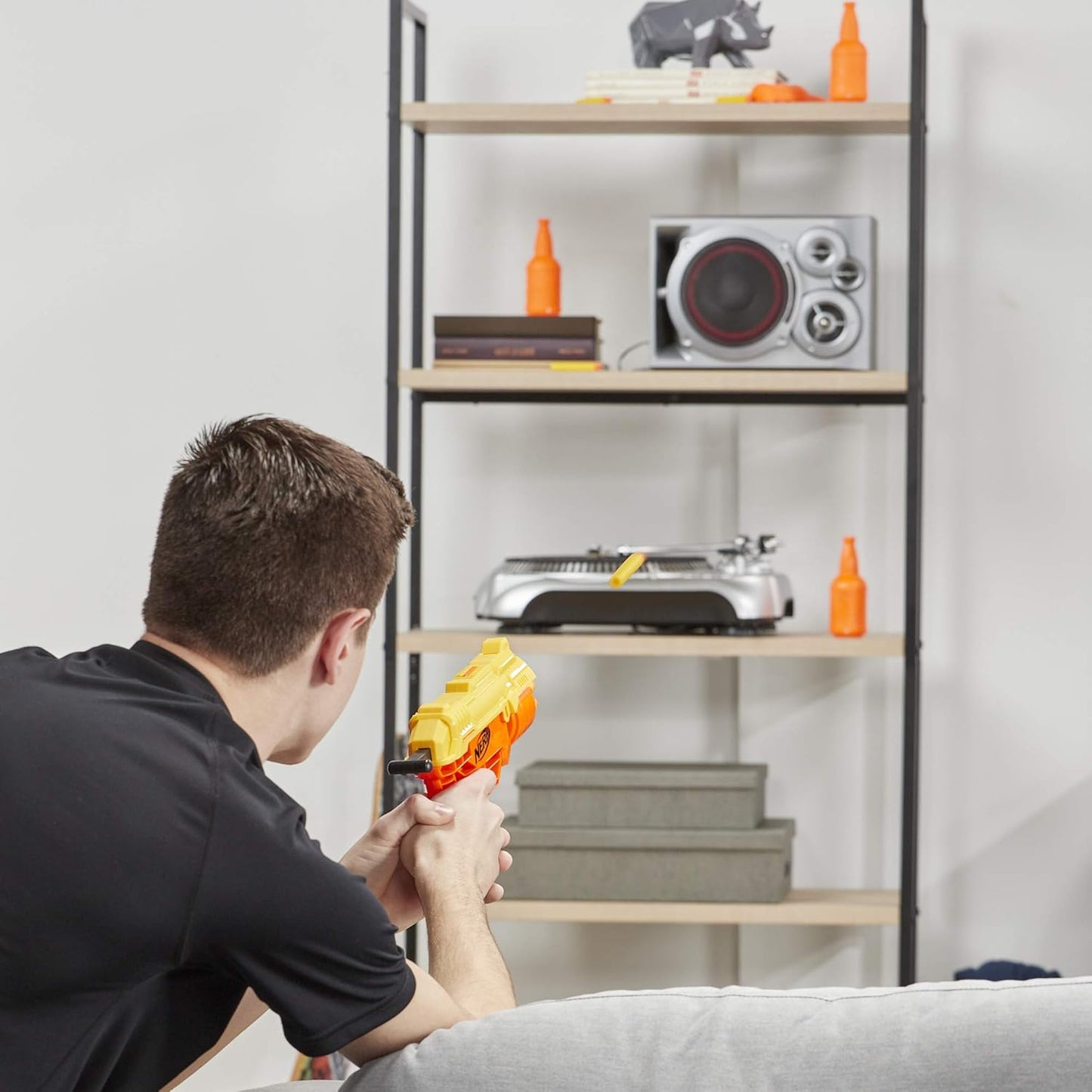 Nerf Alpha Strike Mission Ops 31-Piece Blaster Set – Includes 4 Blasters, 25 Darts, and Target Accessories