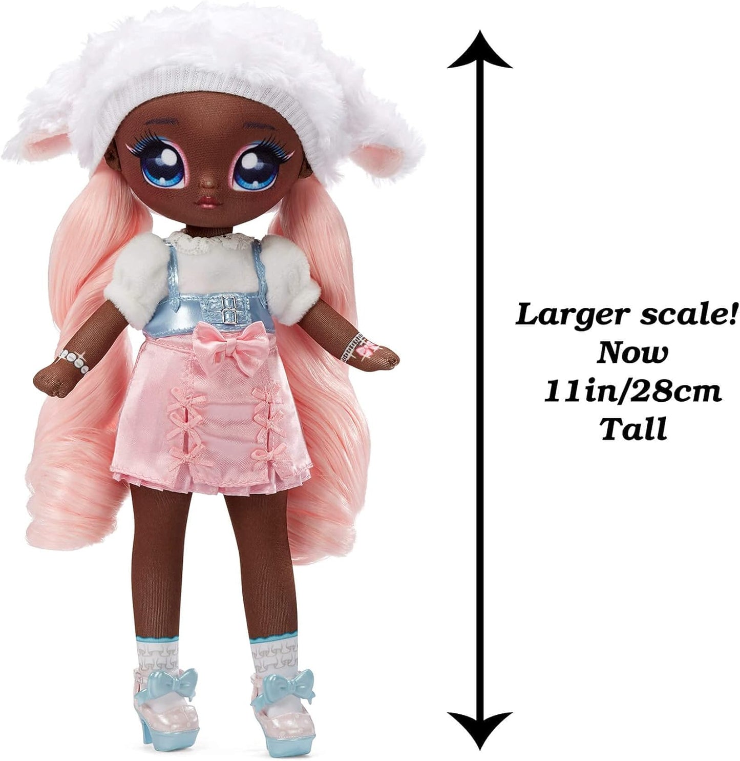Lila Lamb Na Na Na Surprise Teens 11″ Soft Posable Fashion Doll