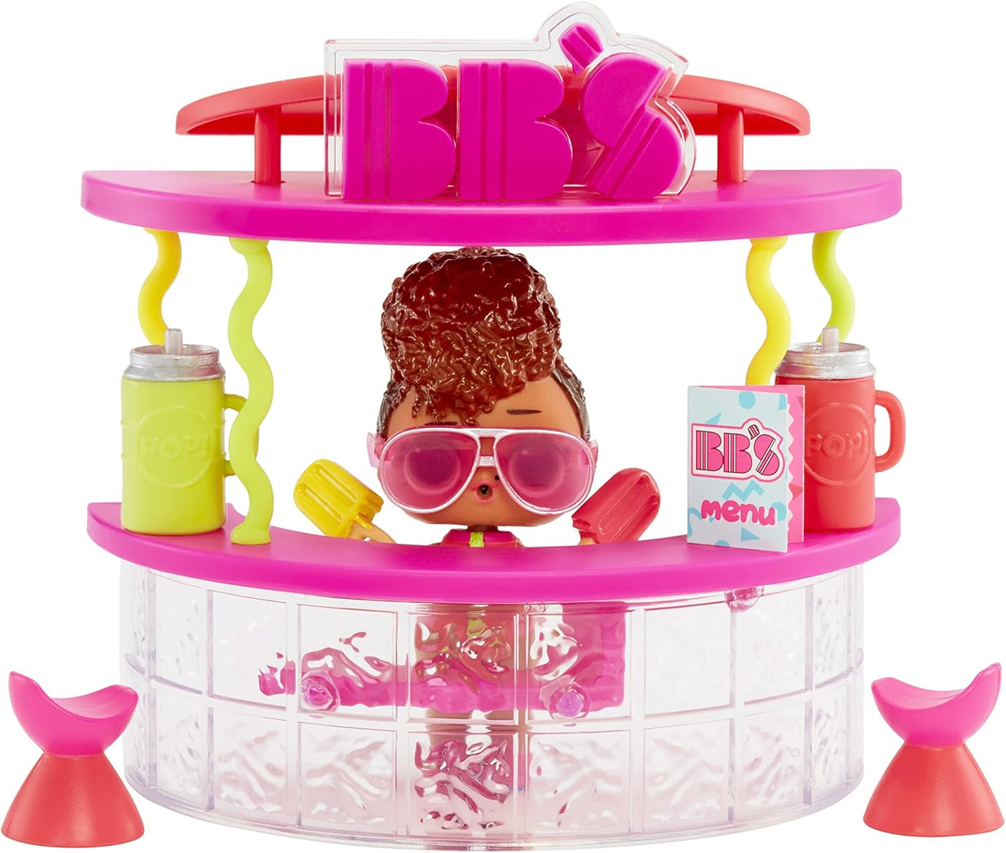 LOL Surprise OMG House of Surprises Series - Snack Bar Playset with RIP TIDE Doll