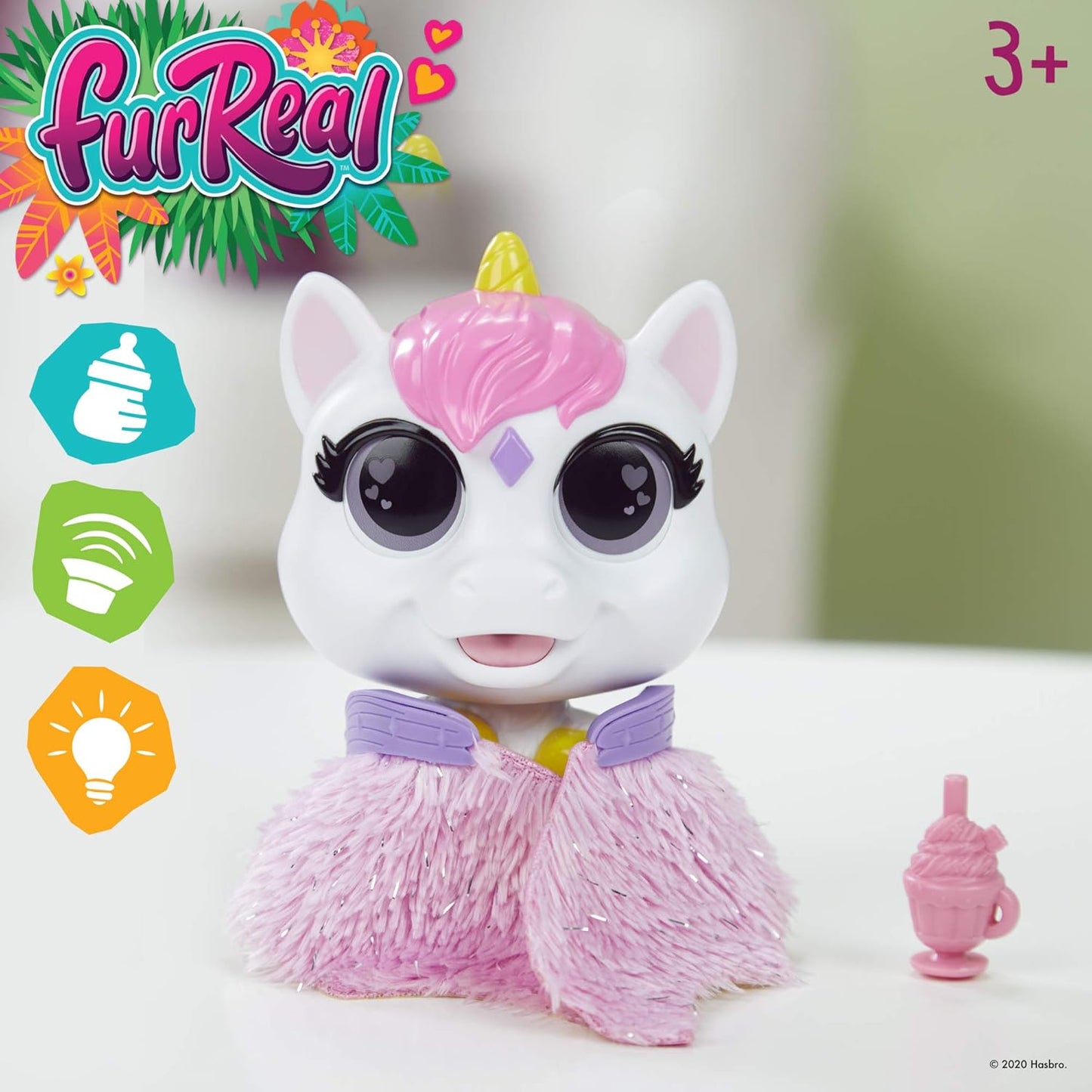 FurReal Airina the Unicorn Interactive Feeding Pet Toy.