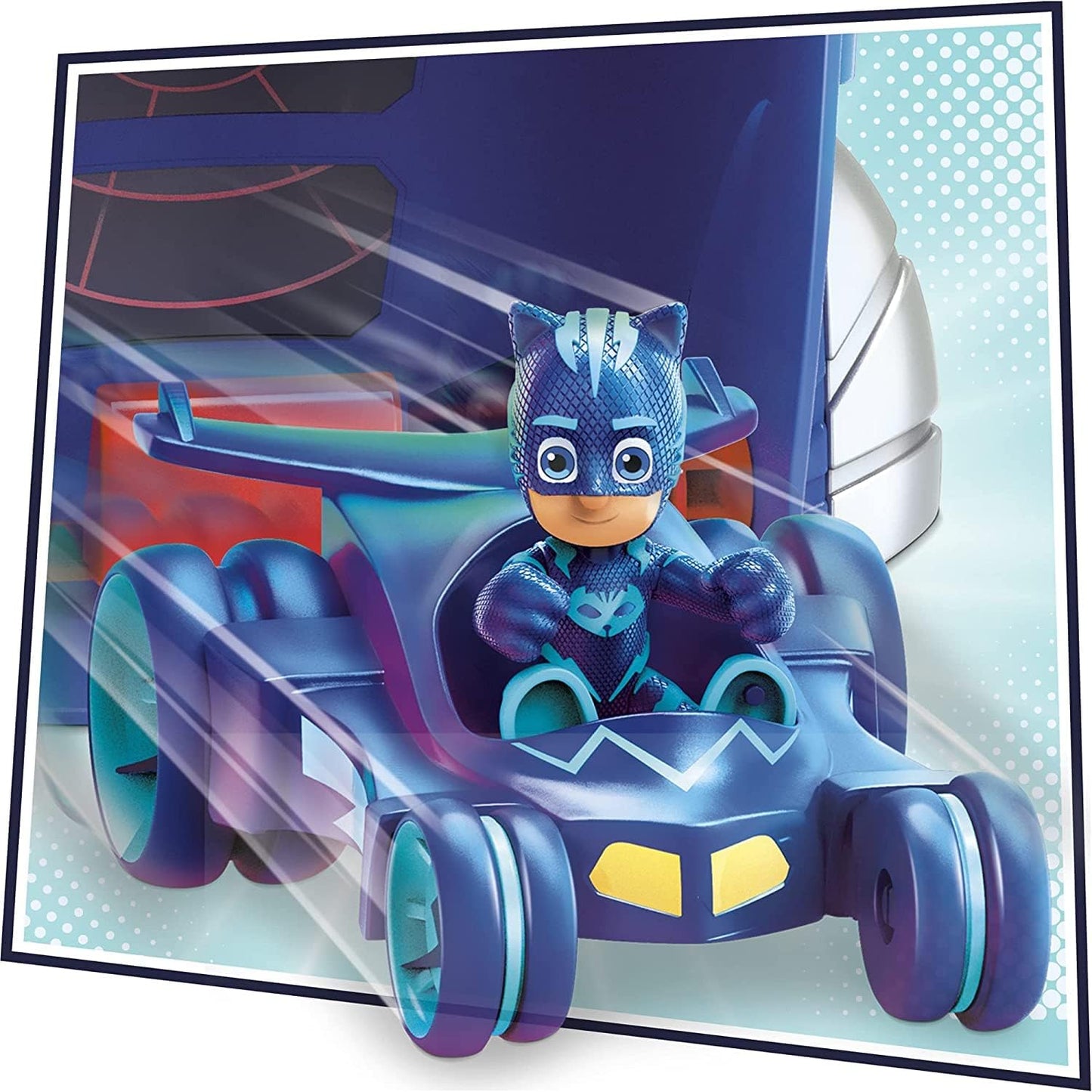 PJ Masks 2-in-1 HQ Rocket & Catboy Playset