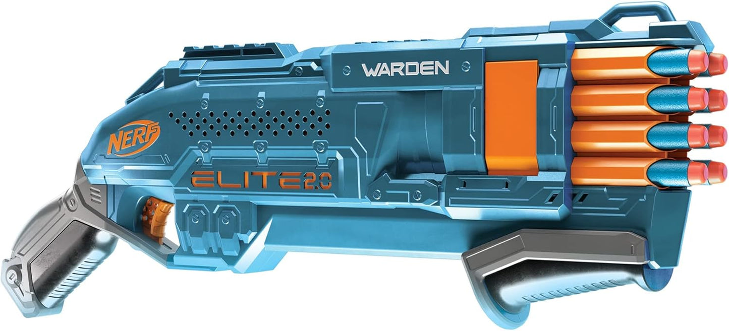 Nerf Elite 2.0 Warden DB-8 Blaster – Shoots 2 Darts at Once