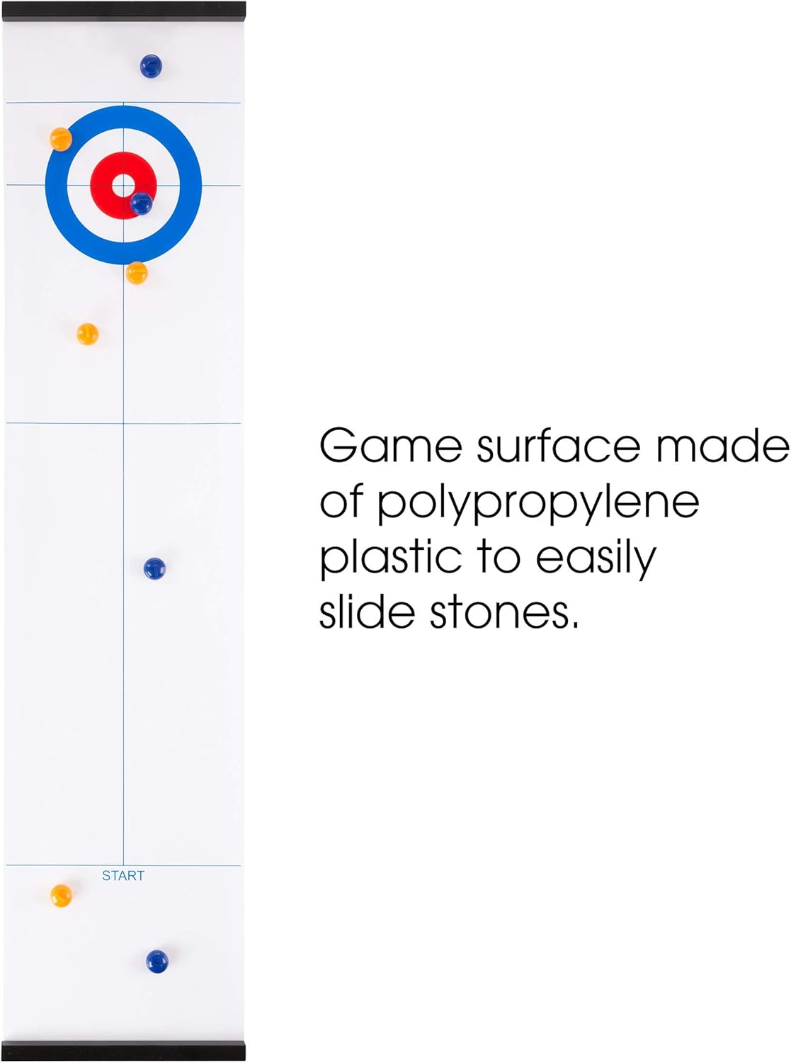 Tabletop Curling Game with Magnetic Board