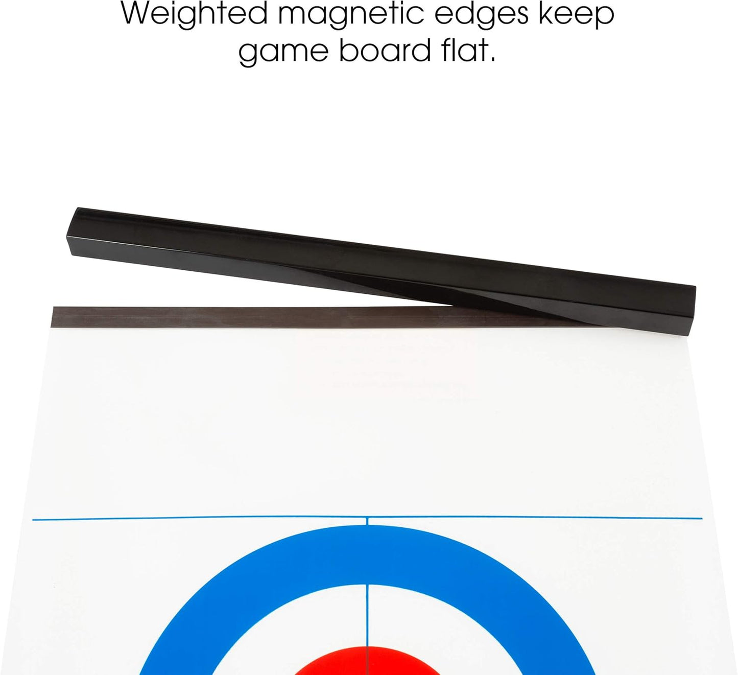 Tabletop Curling Game with Magnetic Board
