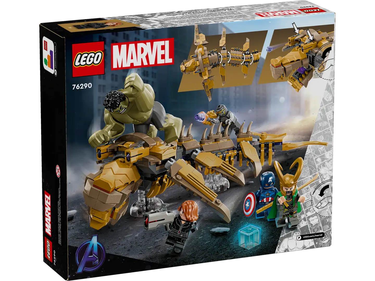 LEGO Marvel The Avengers vs. The Leviathan 76290 Super Hero Playset
