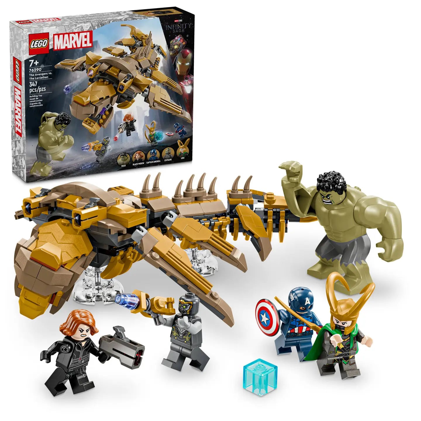 LEGO Marvel The Avengers vs. The Leviathan 76290 Super Hero Playset