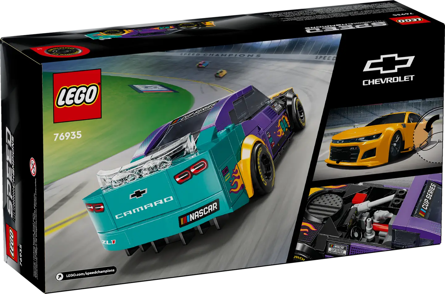 LEGO® Speed Champions NASCAR Next Gen Chevrolet Camaro ZL1 Toy Car (76935)