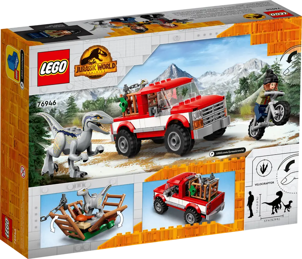 LEGO® Jurassic World Blue & Beta Velociraptor Capture