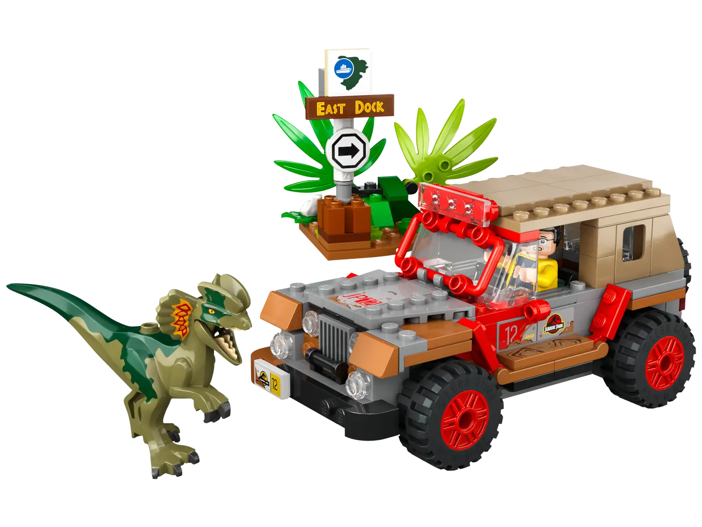LEGO® Jurassic Park Dilophosaurus Ambush