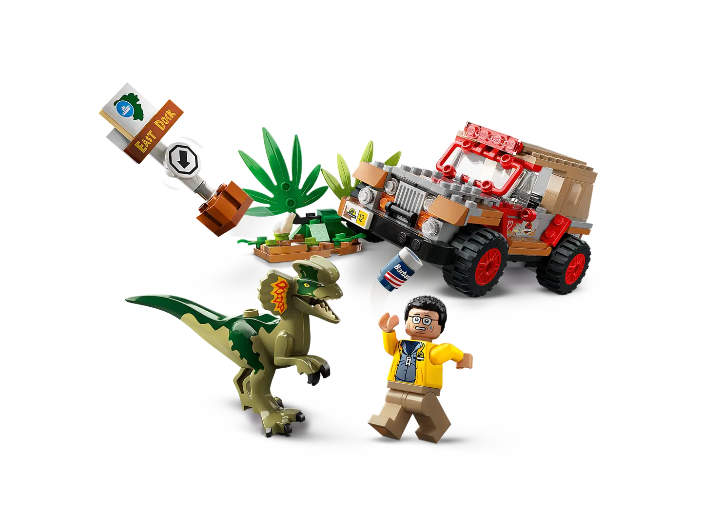 LEGO® Jurassic Park Dilophosaurus Ambush