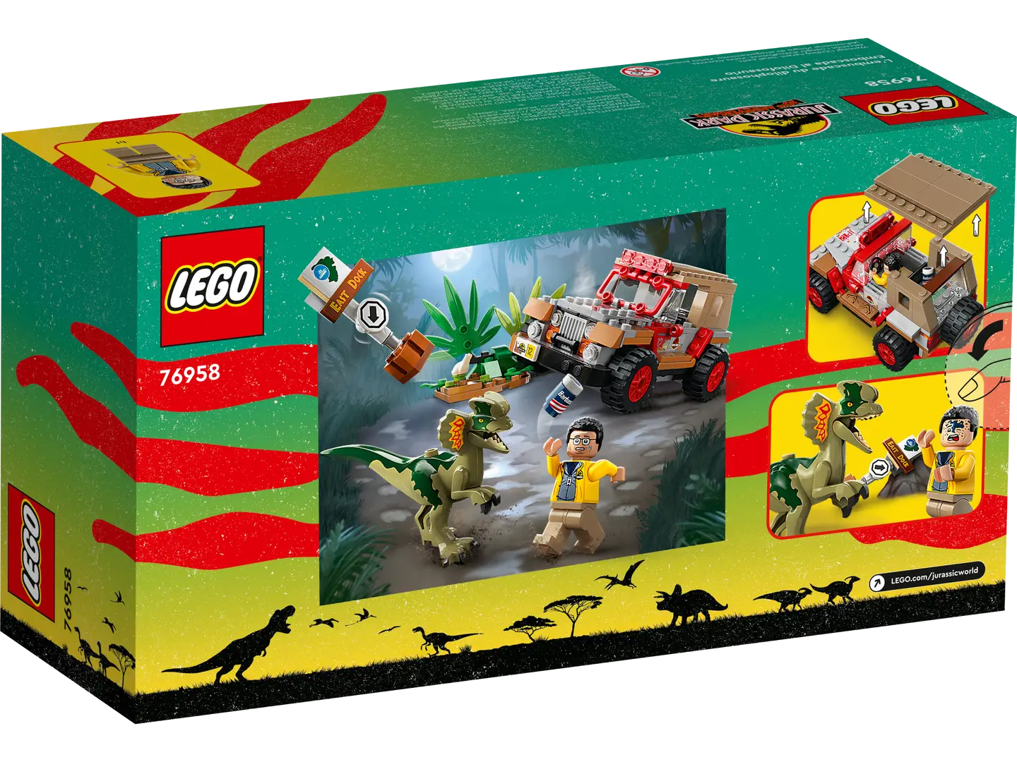 LEGO® Jurassic Park Dilophosaurus Ambush