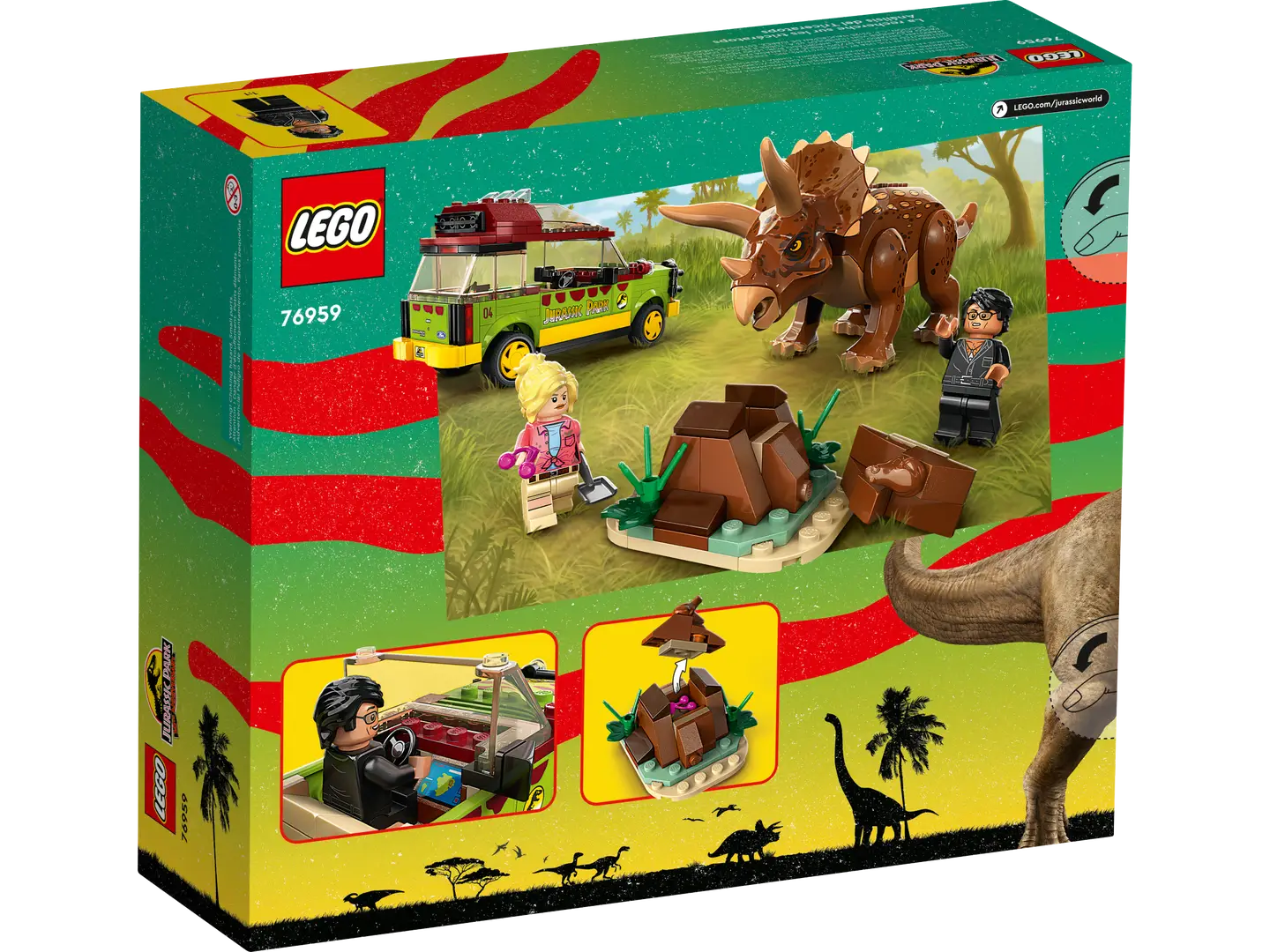 LEGO® Jurassic Park Triceratops Research