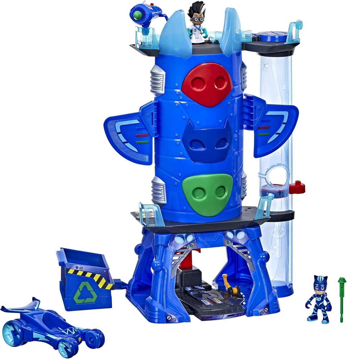 PJ Masks Deluxe Battle HQ Playset with Lights, Sounds & 2 Figures