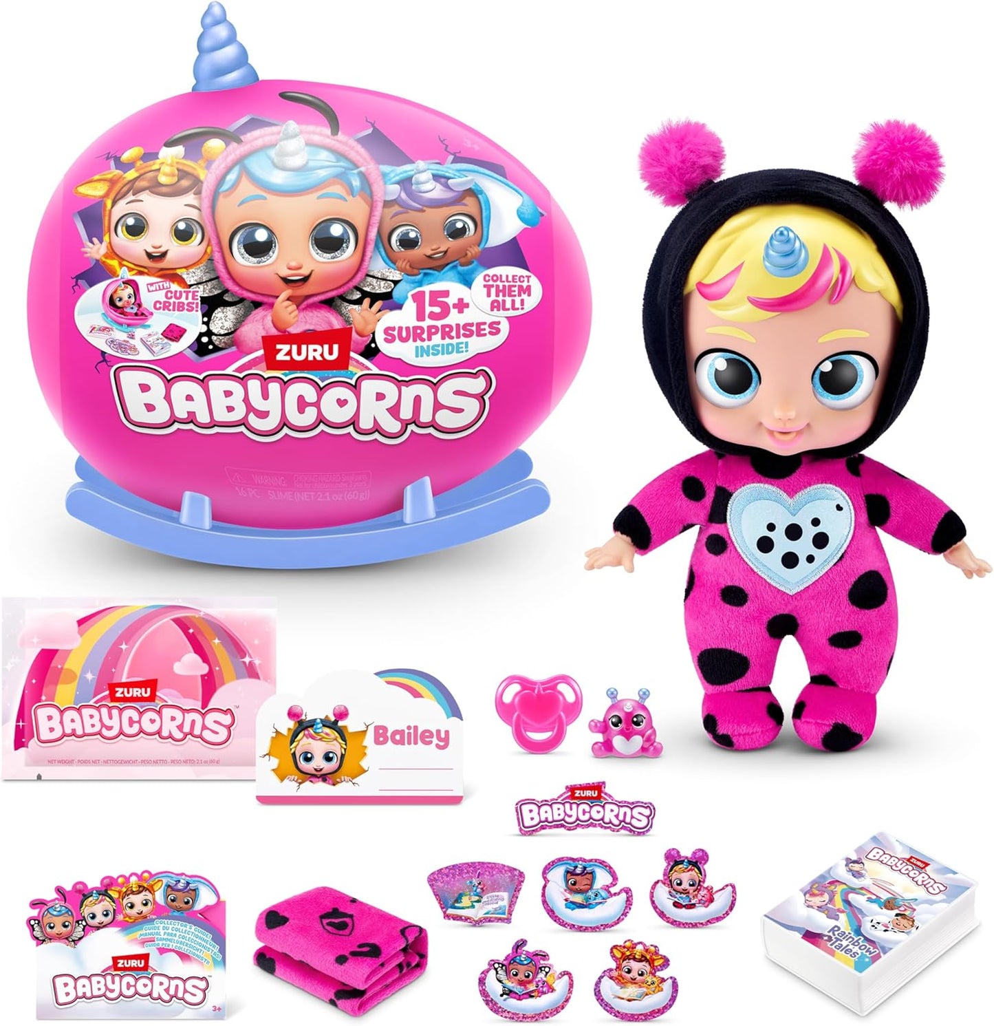 Zuru Babycorns Surprise – Large Babycorn Doll with 15+ Surprises