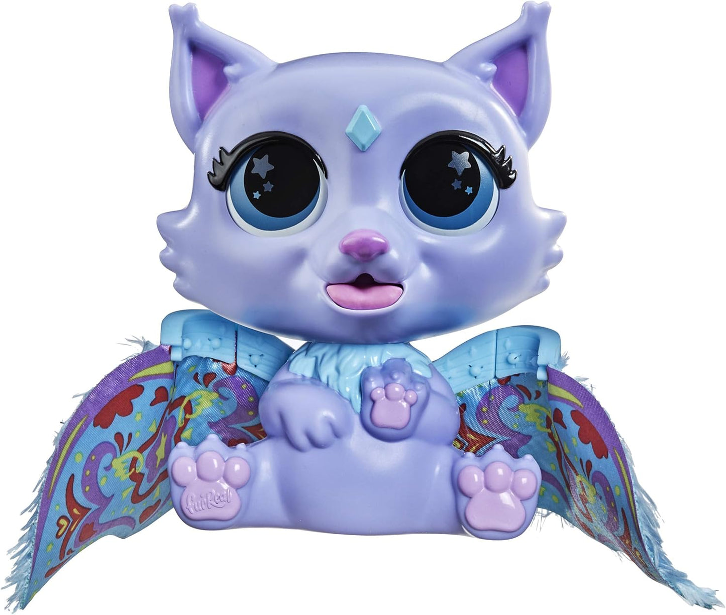 FurReal Flitter The Ki.tten Color-Change Interactive Feeding Toy.