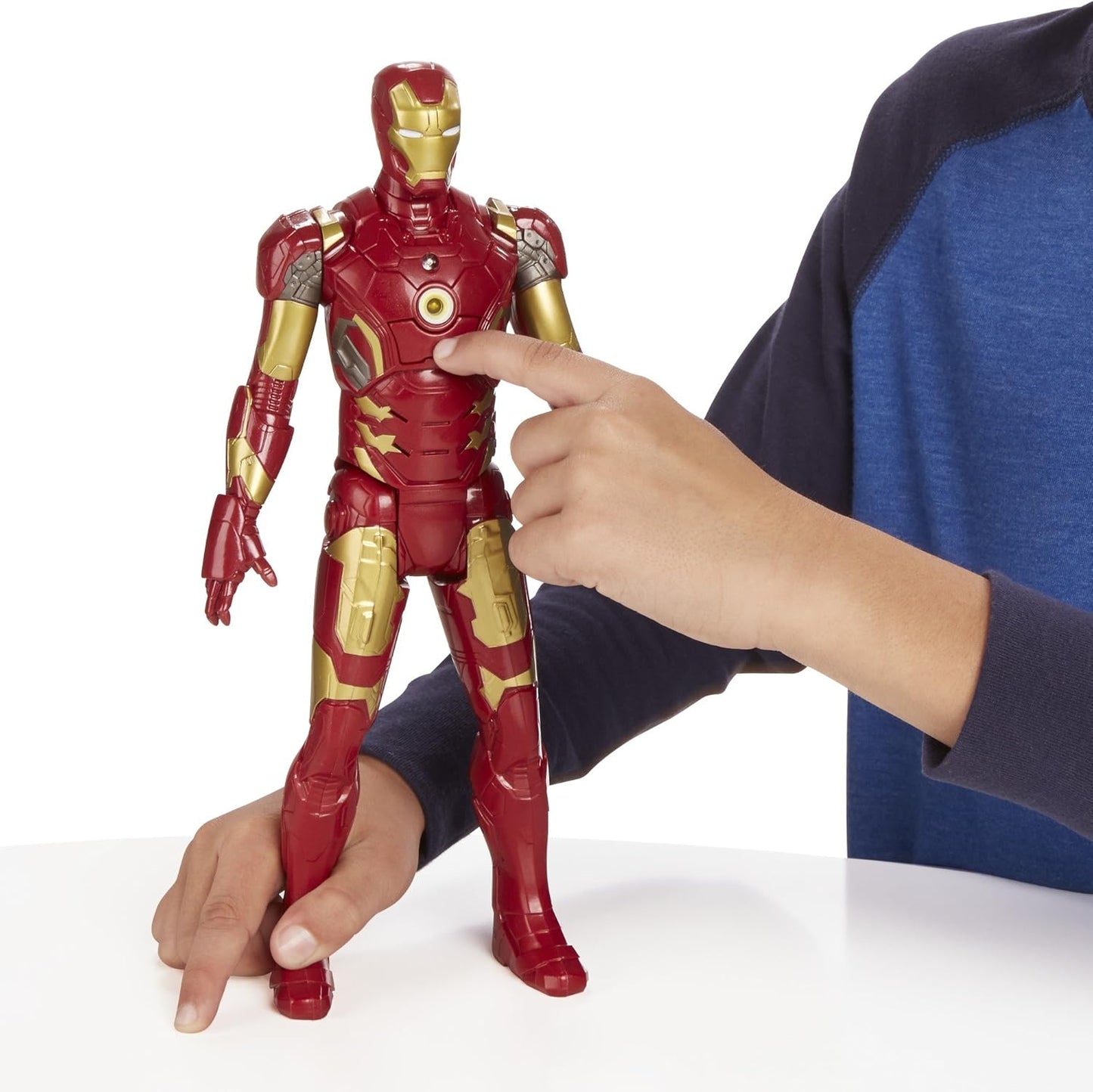 Iron Man Mark 43 Titan Hero Tech – Avengers Age of Ultron – Lights & Sounds – 12-Inch