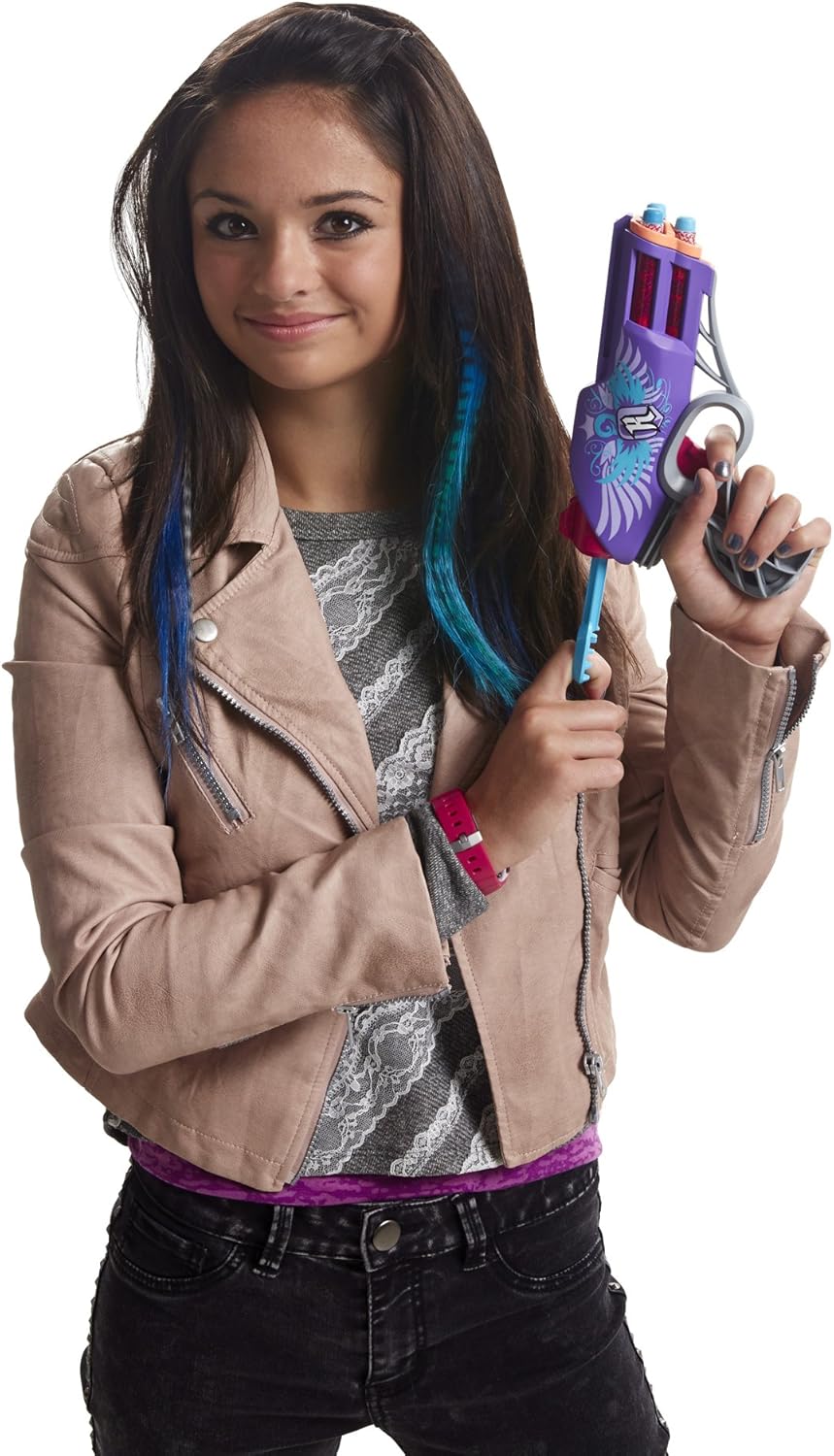 NERF Rebelle Secrets & Spies Messenger Blaster – Write & Reveal Secret Message Darts .