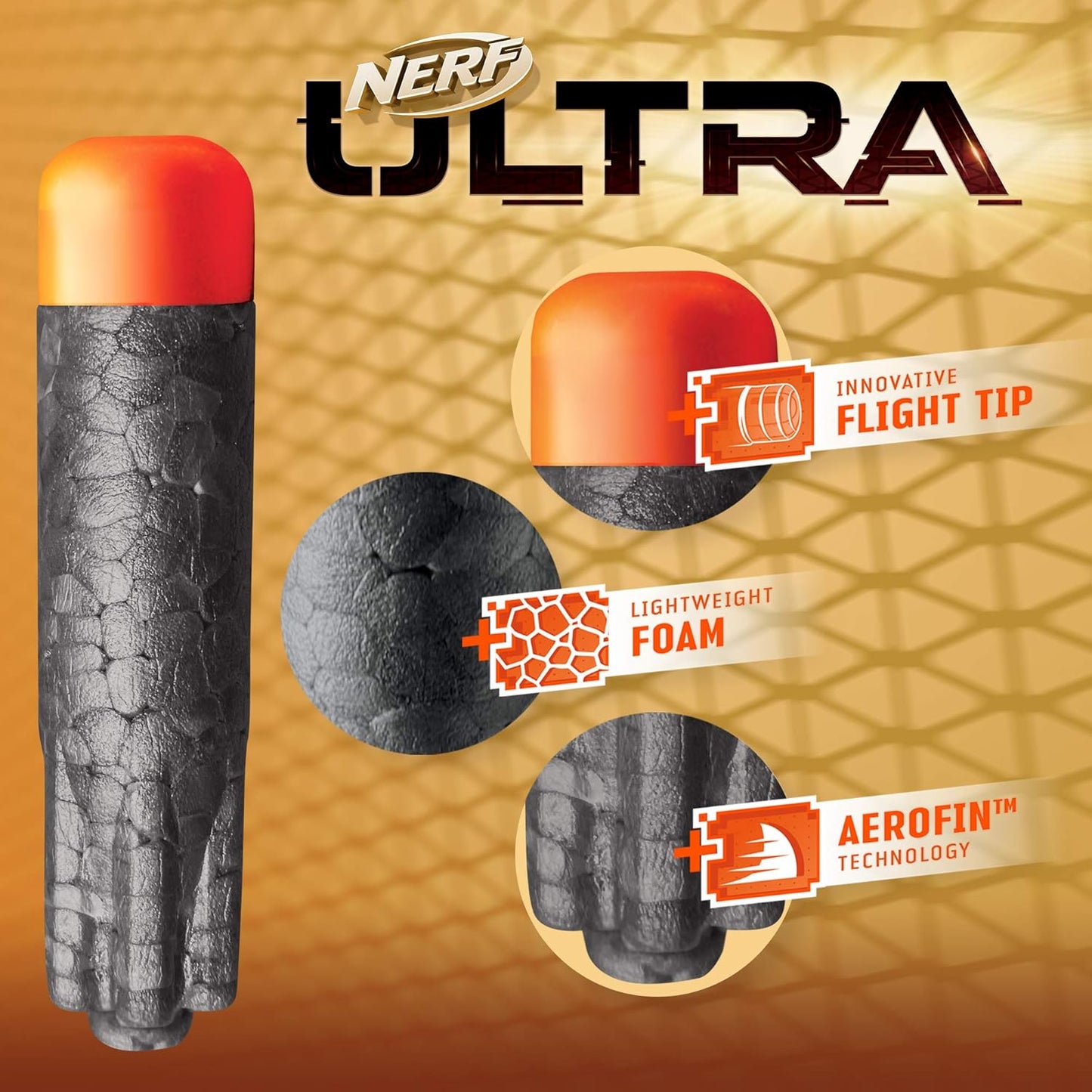 Nerf Ultra One Motorized Blaster with 25-Dart Drum and 25 Ultra Darts