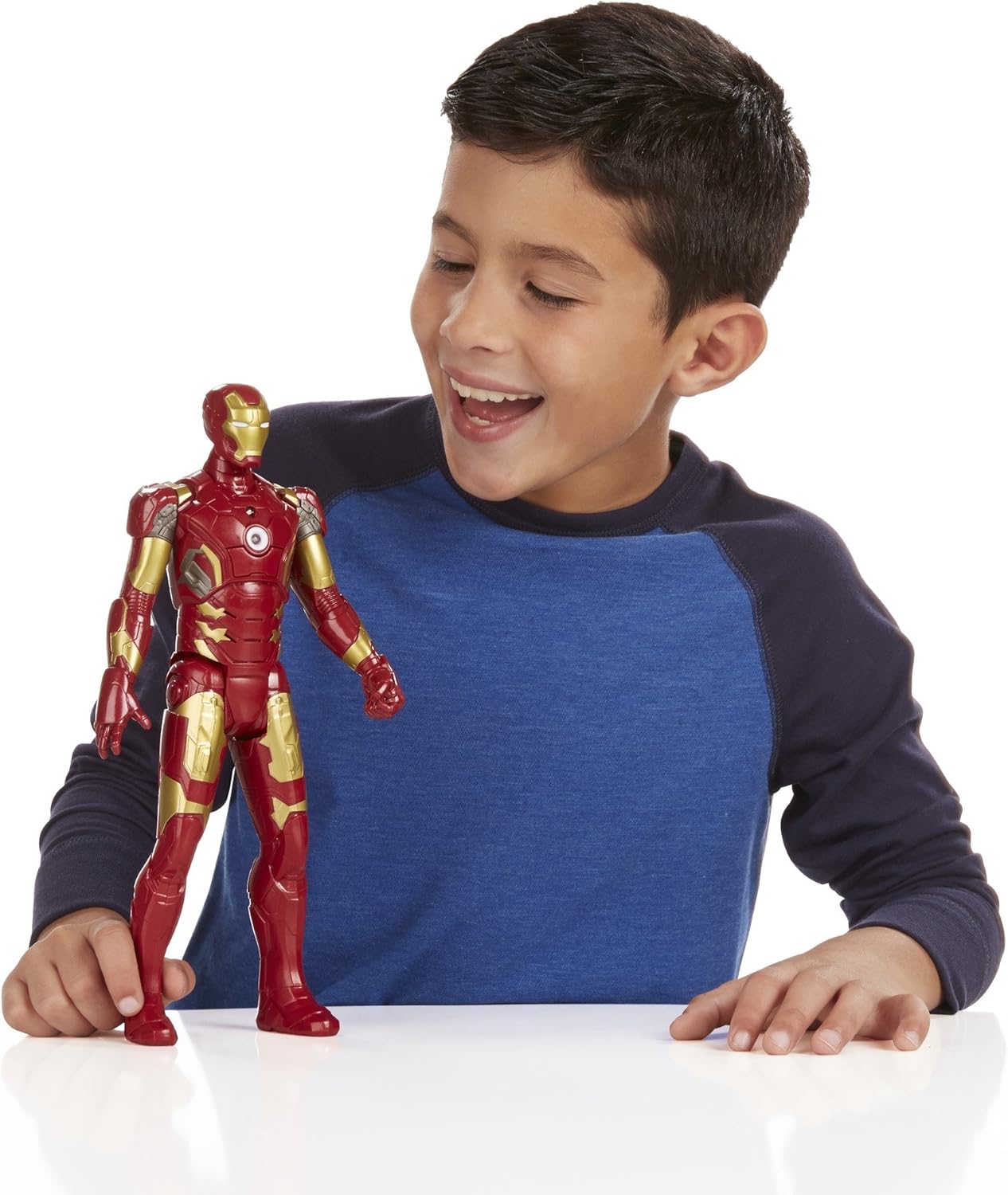 Iron Man Mark 43 Titan Hero Tech – Avengers Age of Ultron – Lights & Sounds – 12-Inch